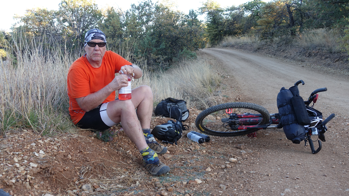 Steven Barnard and Dinner on the Arizona Trail
